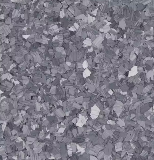 SOL GuruGuruBeanie LightGray　DarkGray Basalt F-9309 Vinyl Flakes for a Cool Gray Epoxy Floor