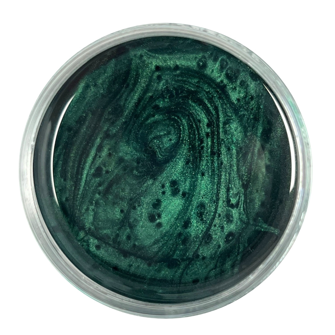 Blackish Green Metallic Epoxy Pigment for Dramatic, Shadowed