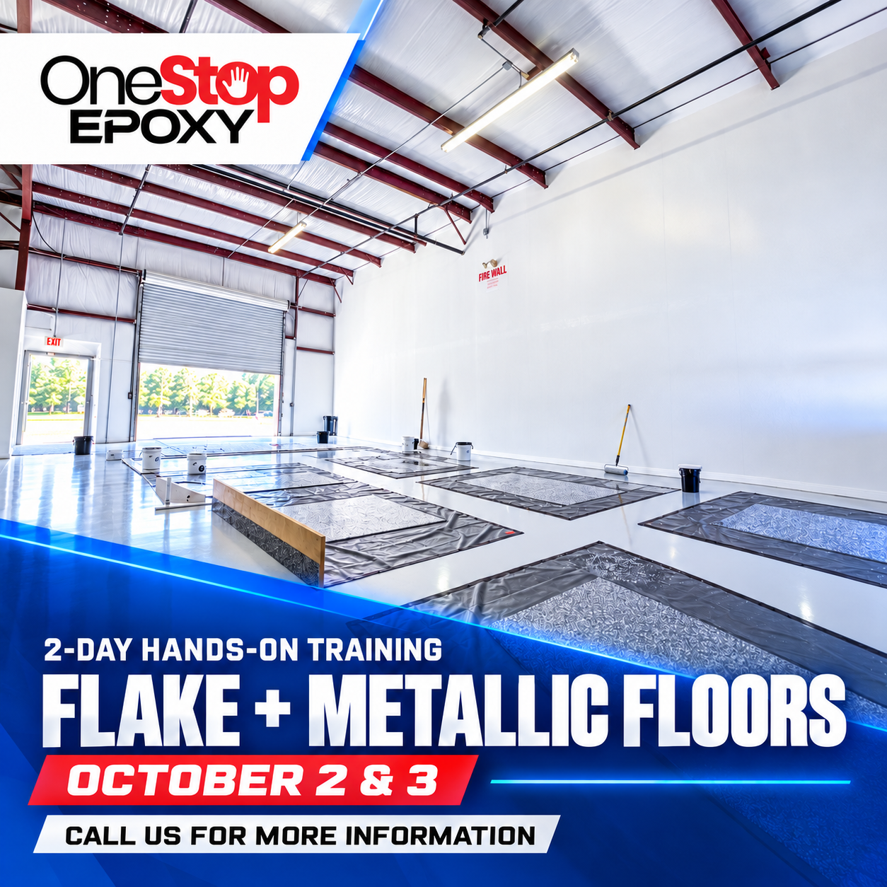 Epoxy Flooring Training Class – Two Day Hands On