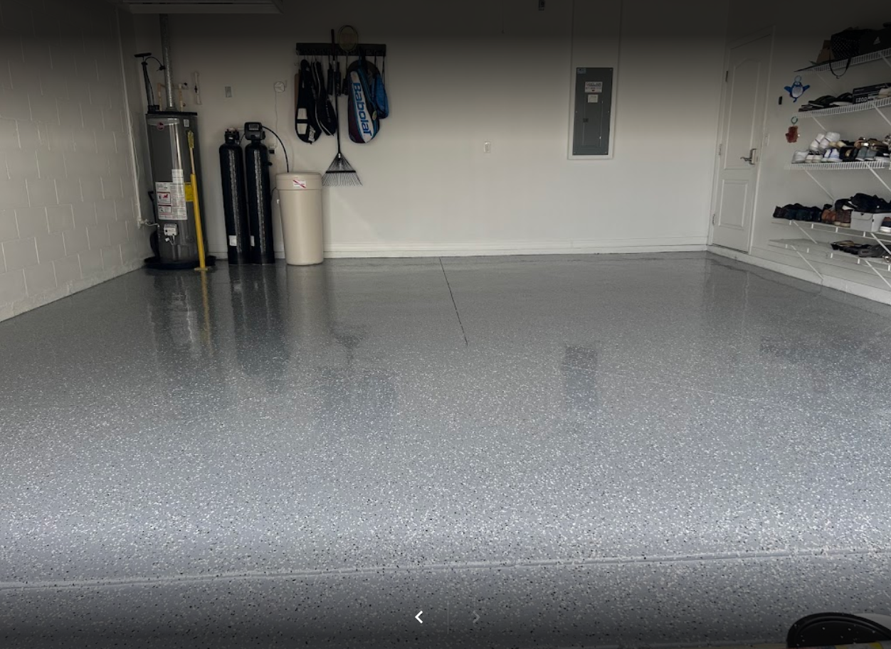 Partial Flake Epoxy Flooring System - Multi Color Flakes