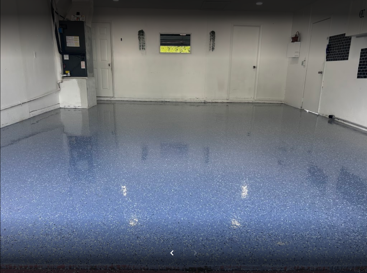 Partial Flake Epoxy Flooring System - Multi Color Flakes