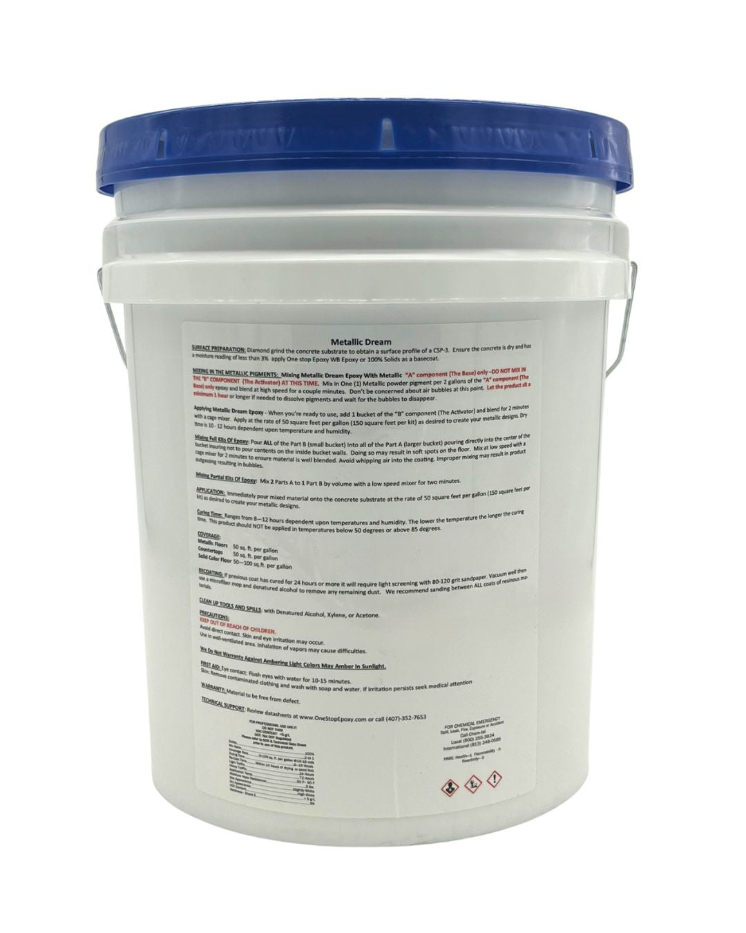 Metallic Dream Epoxy - Complete 3 Gallon Kit