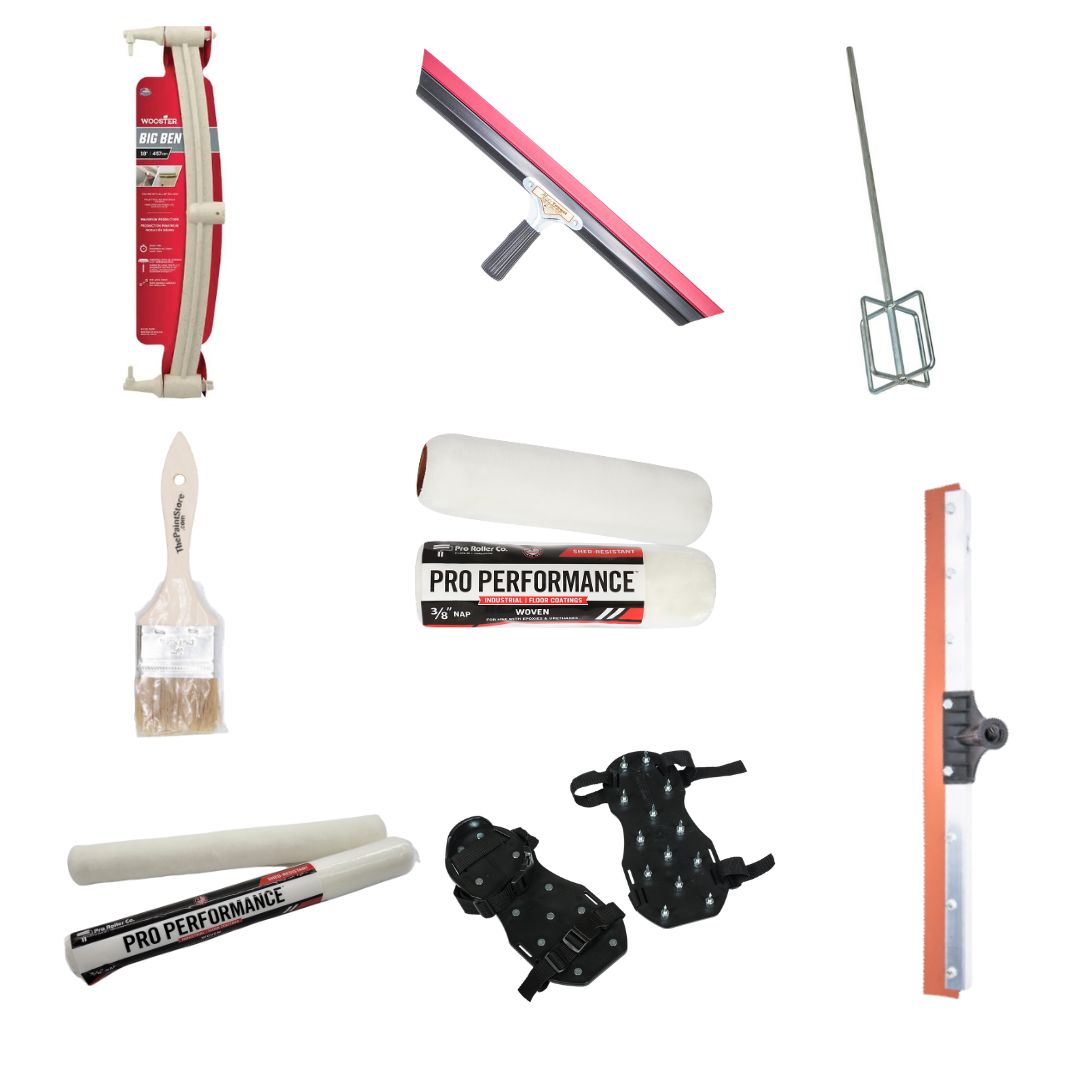 Metallic Epoxy Tool Kit for 0-300 Square Foot