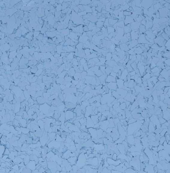 Powder Blue 1/4" Vinyl Flakes 1 Pound - F1720