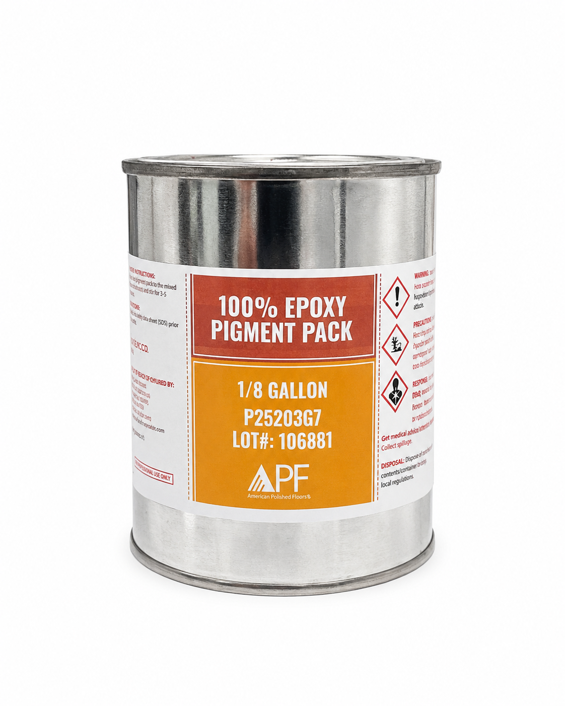 APF 100% Epoxy Pigment Pack 1/8 Gallon