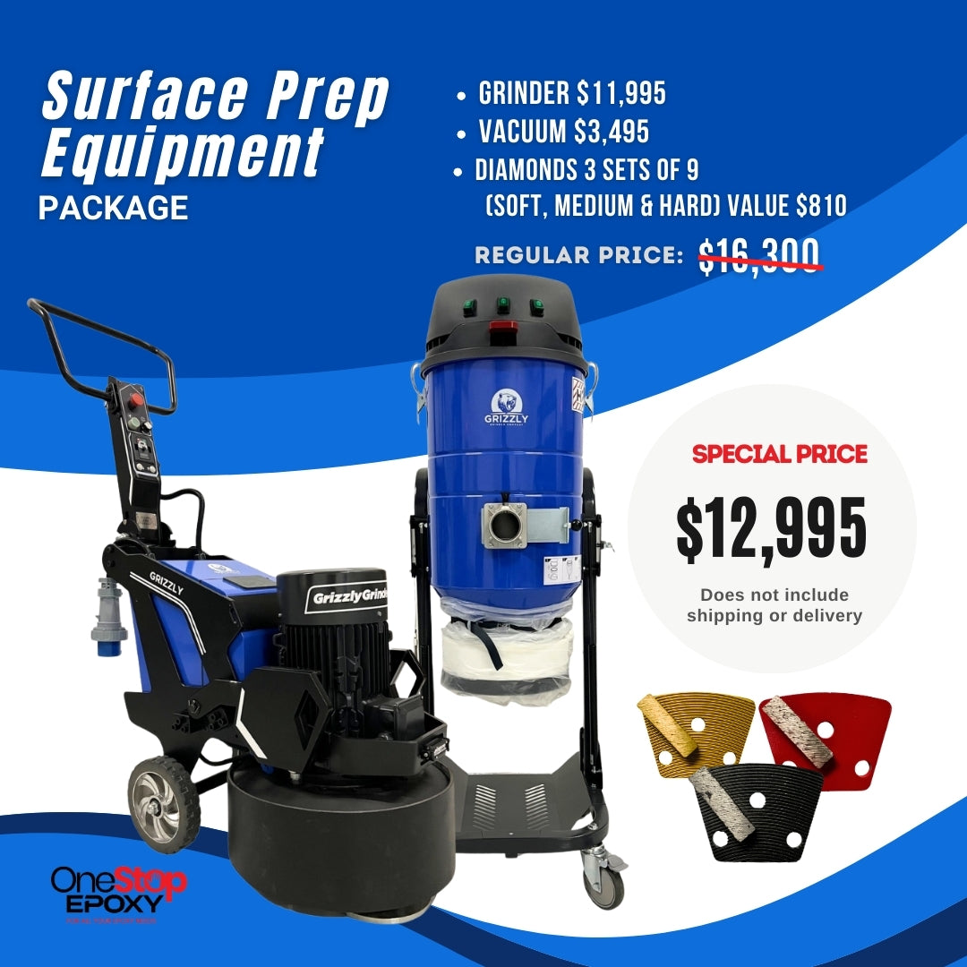 Grizzly Surface Prep Equipment Package