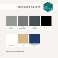 Thumbnail for Selection of high-concentration pigment colors compatible with LabSurface epoxy and polyaspartic