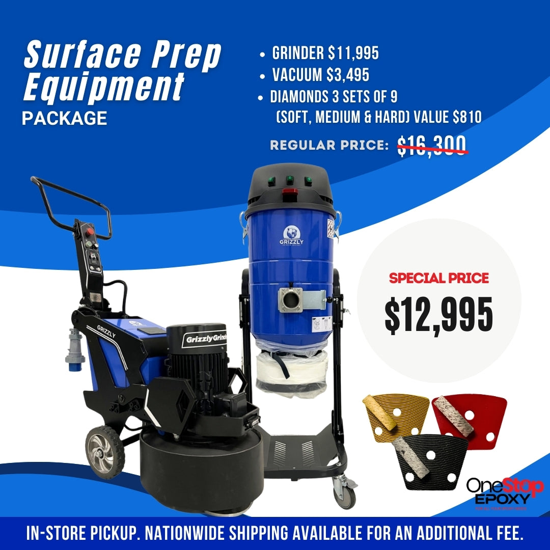 Grizzly Surface Prep Equipment Package