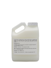 Thumbnail for Back label of OneStop Epoxy gallon showing mixing instructions, coverage rates, and technical specifications for professional application.