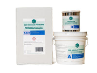 Thumbnail for AQUALAB Pure Gloss and Matte Water-Based Urethane Topcoat 1-Gallon Kit for a smooth finish on metallic and flake epoxy floors.