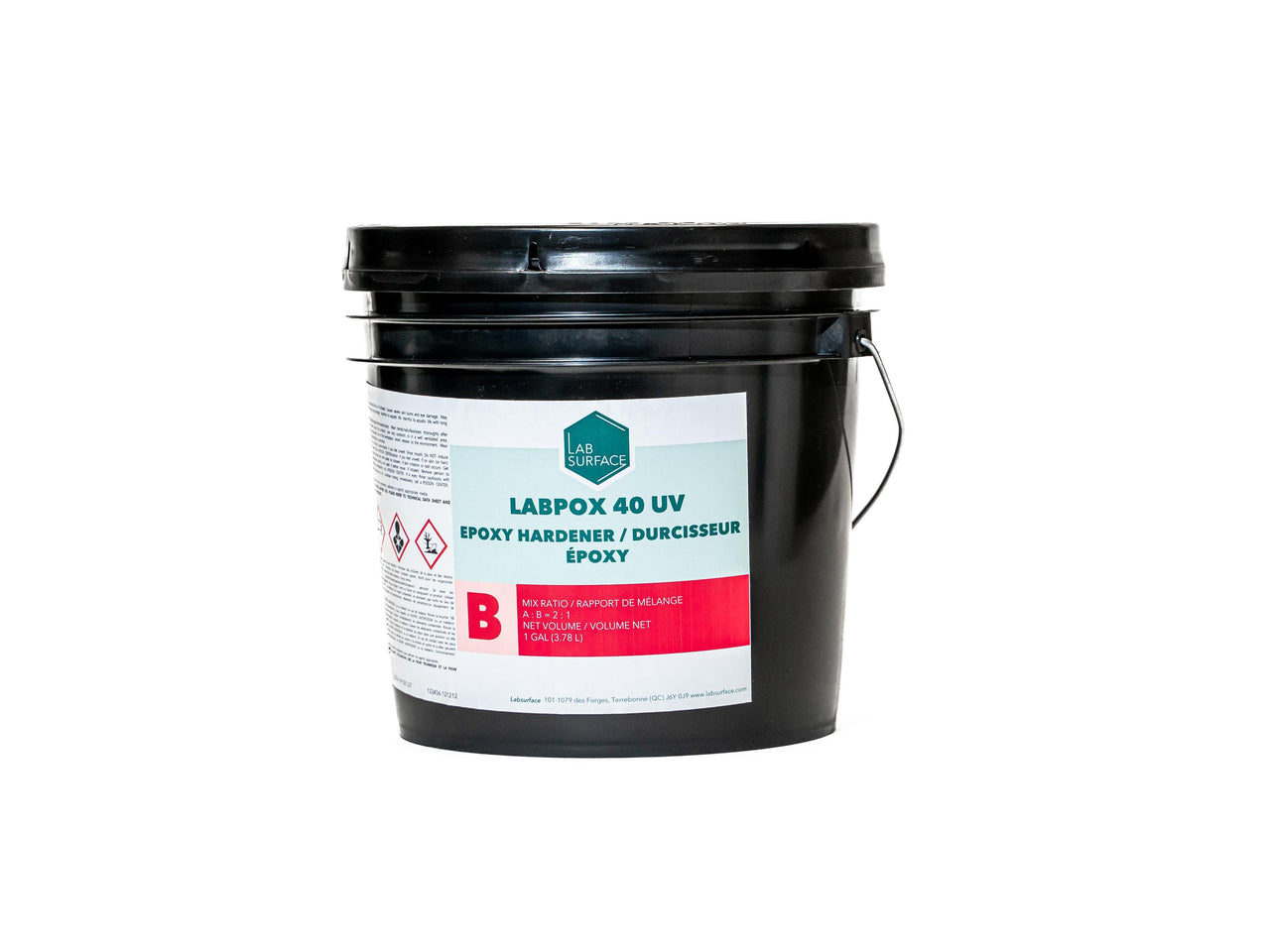 LABPOX 40 UV Resistant Epoxy - Clear 3 Gal Kit