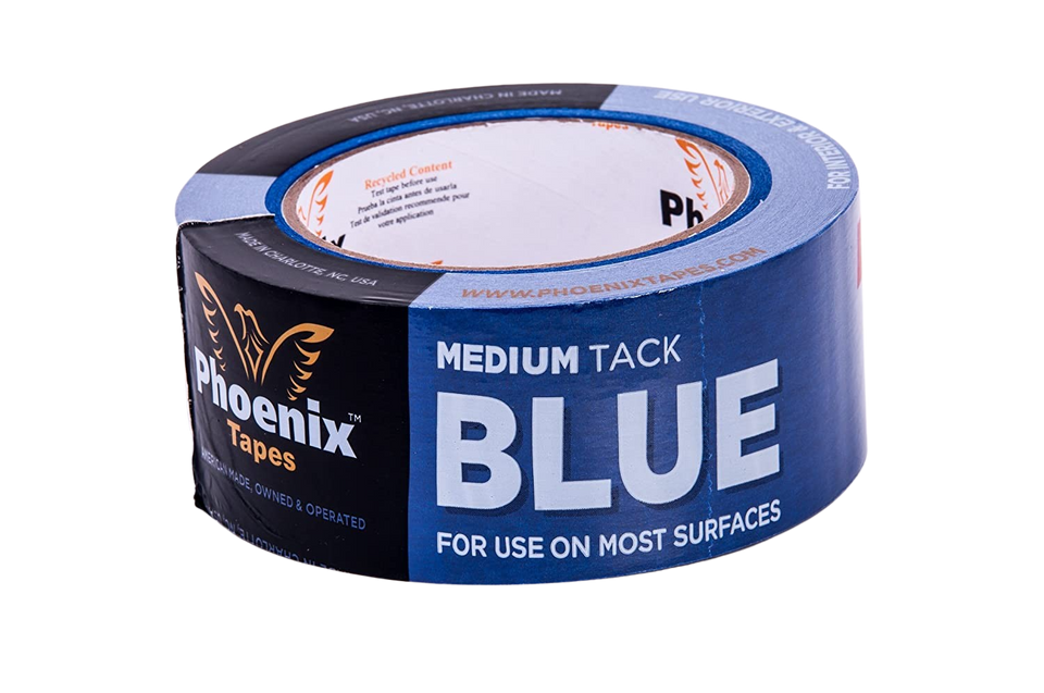 One Stop Epoxy | Medium Tack Blue Tape - for most surfaces